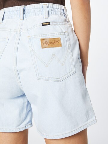 WRANGLER Regular Shorts in Blau