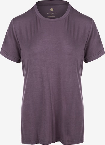 Athlecia Performance Shirt 'AMOY W S/S' in Purple: front