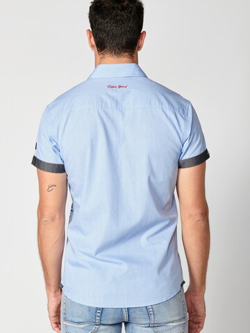 KOROSHI Regular Fit Hemd in Blau