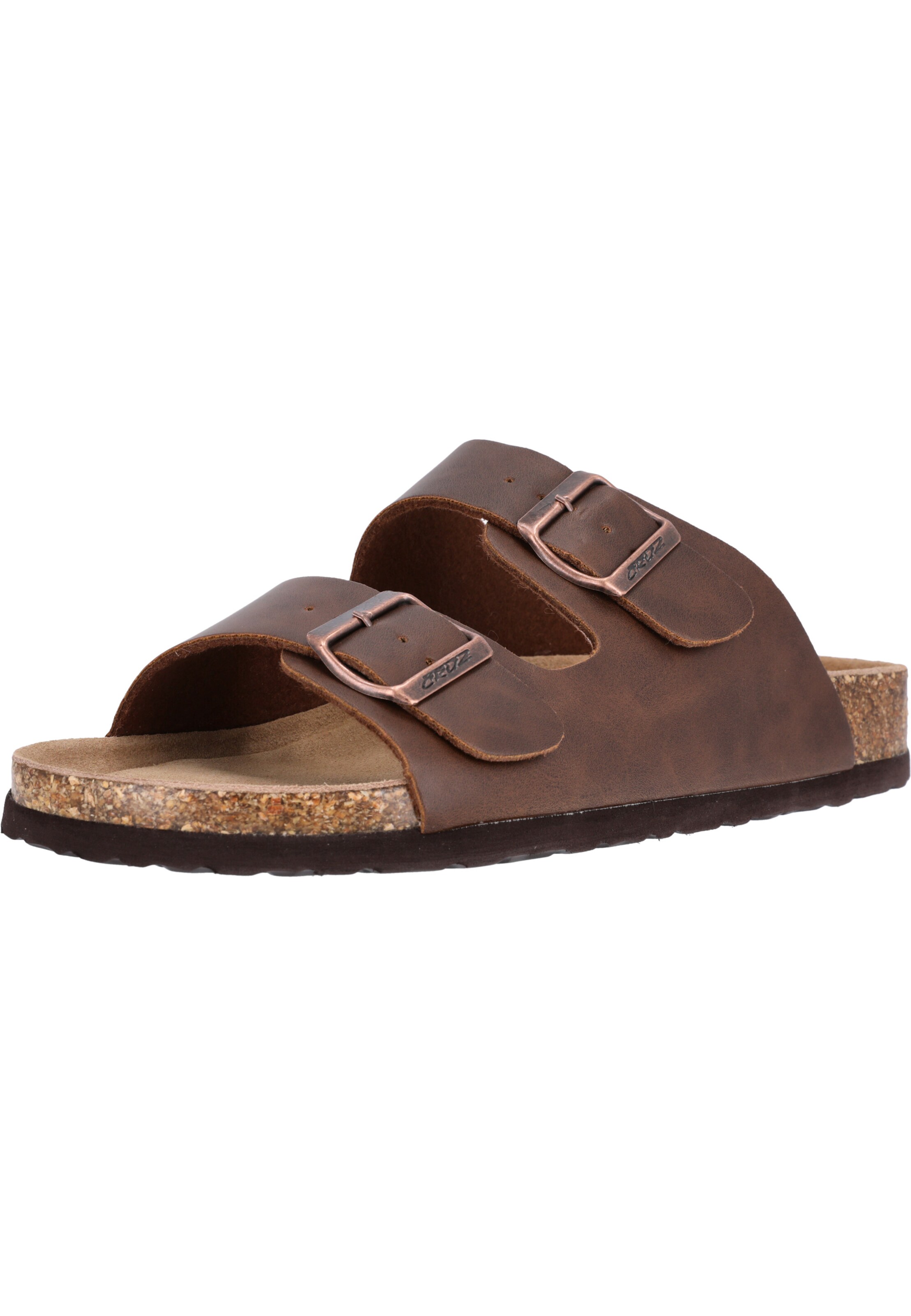 Cruz Pantolette in Braun: Vorderseite