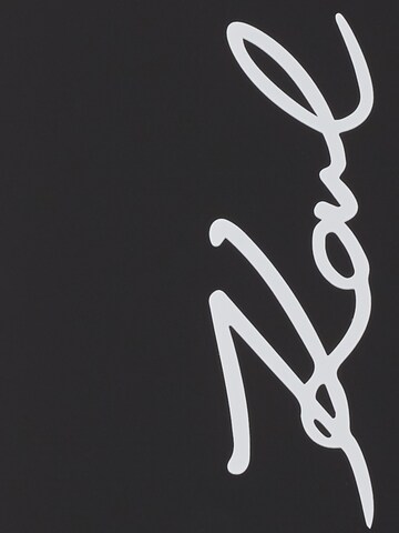 Custodia per smartphone 'Signature Logo iPhone 13 Pro' di Karl Lagerfeld in nero