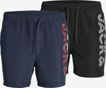 Shorts de bain 'FIJI' JACK & JONES en bleu : devant