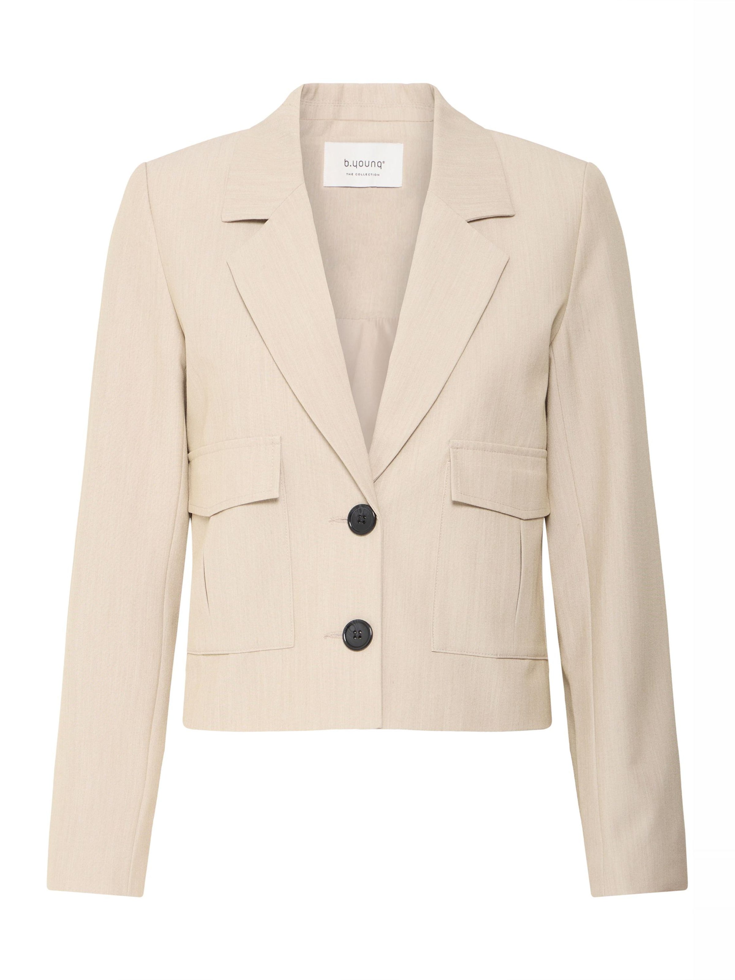 b.young Blazer 'DANTA' in Beige: Vorderseite