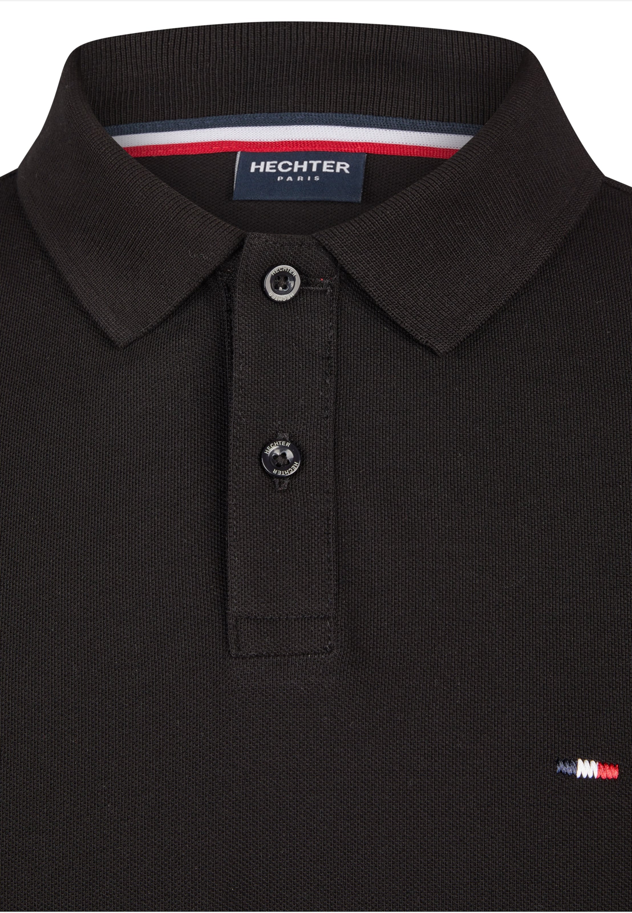 HECHTER PARIS Poloshirt in Schwarz