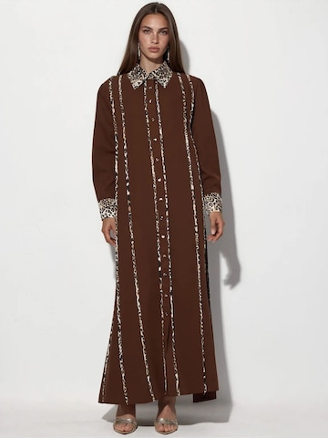 MSN Collection Kleid in Braun: Vorderseite