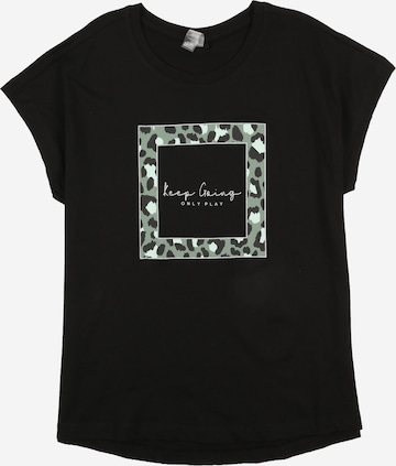 Only Play Girls Toiminnallinen paita 'ONPAUB-MILLE' värissä musta: etupuoli