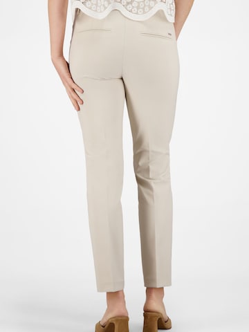 Coupe slim Pantalon à plis 'Zene61' Gardeur en beige