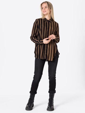 modström Blouse 'Alicia' in Bruin