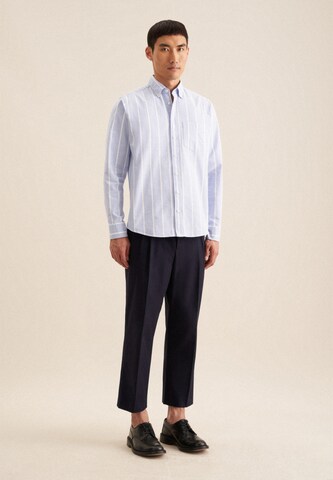 Coupe regular Chemise SEIDENSTICKER en bleu