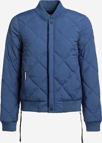 Veste d’hiver 'Leona' khujo en bleu : devant