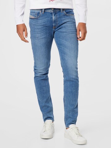 DIESEL Slim fit Jeans 'Sleenker' in Blue: front