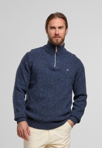 FYNCH-HATTON Sweater 'Donegal' in Blue: front