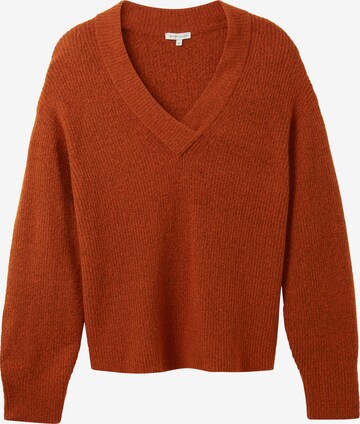 Pullover di TOM TAILOR in arancione: frontale