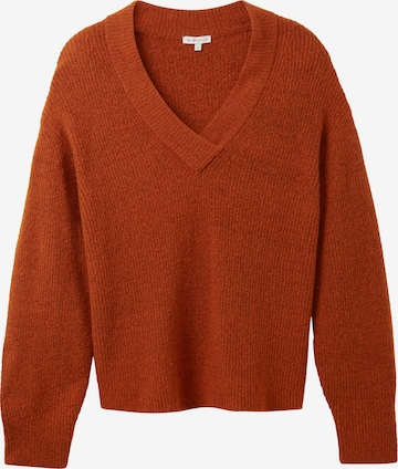 TOM TAILOR Sweater in Orange: front