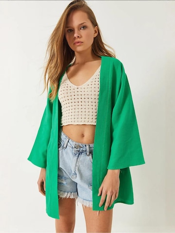 Bianco LucciKimono 'Kimonos' - zelena boja: prednji dio