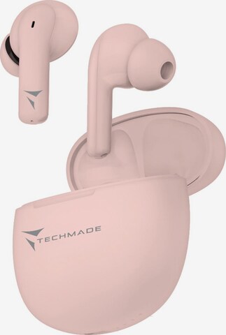 Casques Techmade en rose : devant