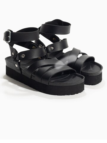 Bayton Strap Sandals 'HARING' in Black