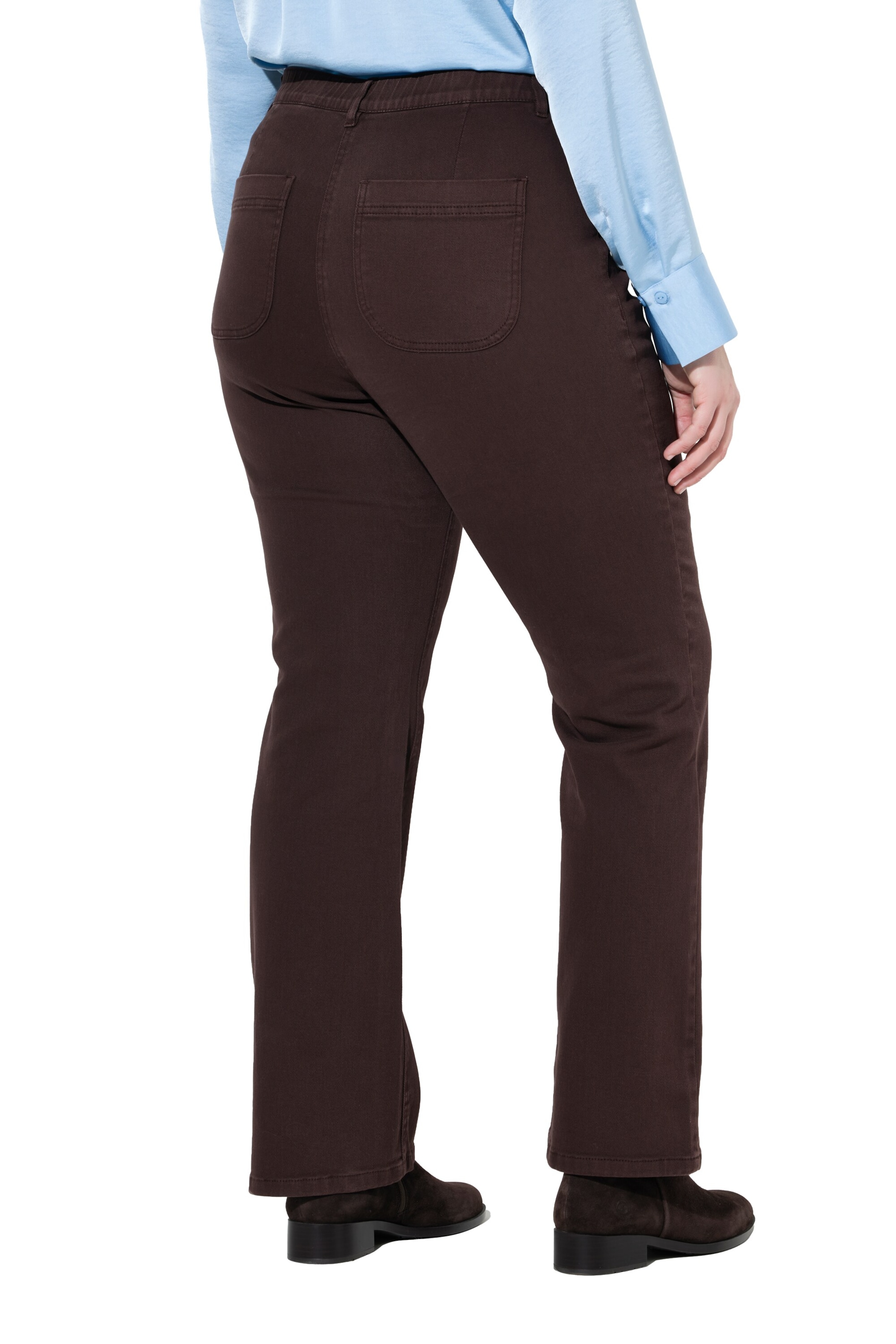 Ulla Popken Regular Jeans in Bruin