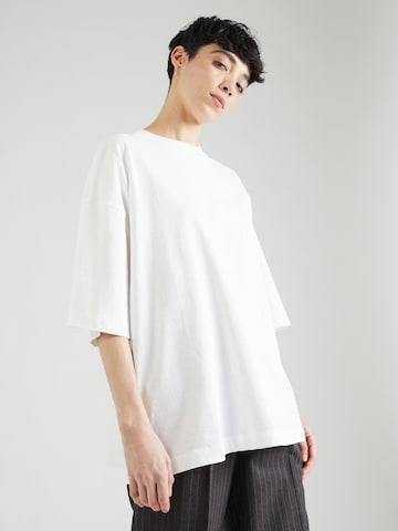 TOPSHOP - Camiseta talla grande en blanco: frente