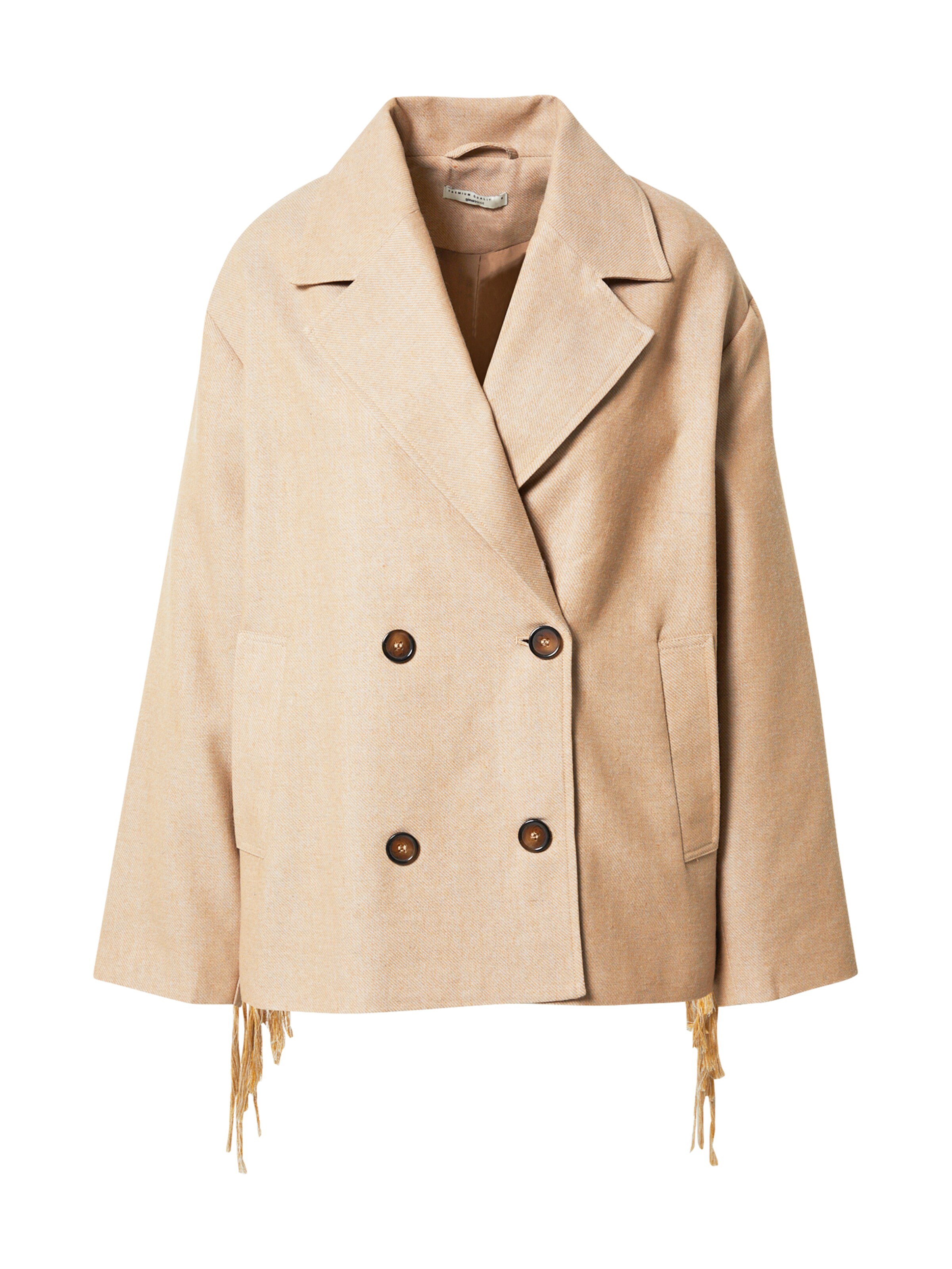 Frauen Jacken Gina Tricot Jacke 'Babba' in Dunkelbeige - NL34314 Frauen Jacken Gina Tricot Jacke 'Babba' in Dunkelbeige - NL34314