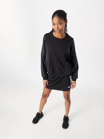 ADIDAS ORIGINALS Sweatshirt 'Premium Essentials Nylon Hybrid' i svart
