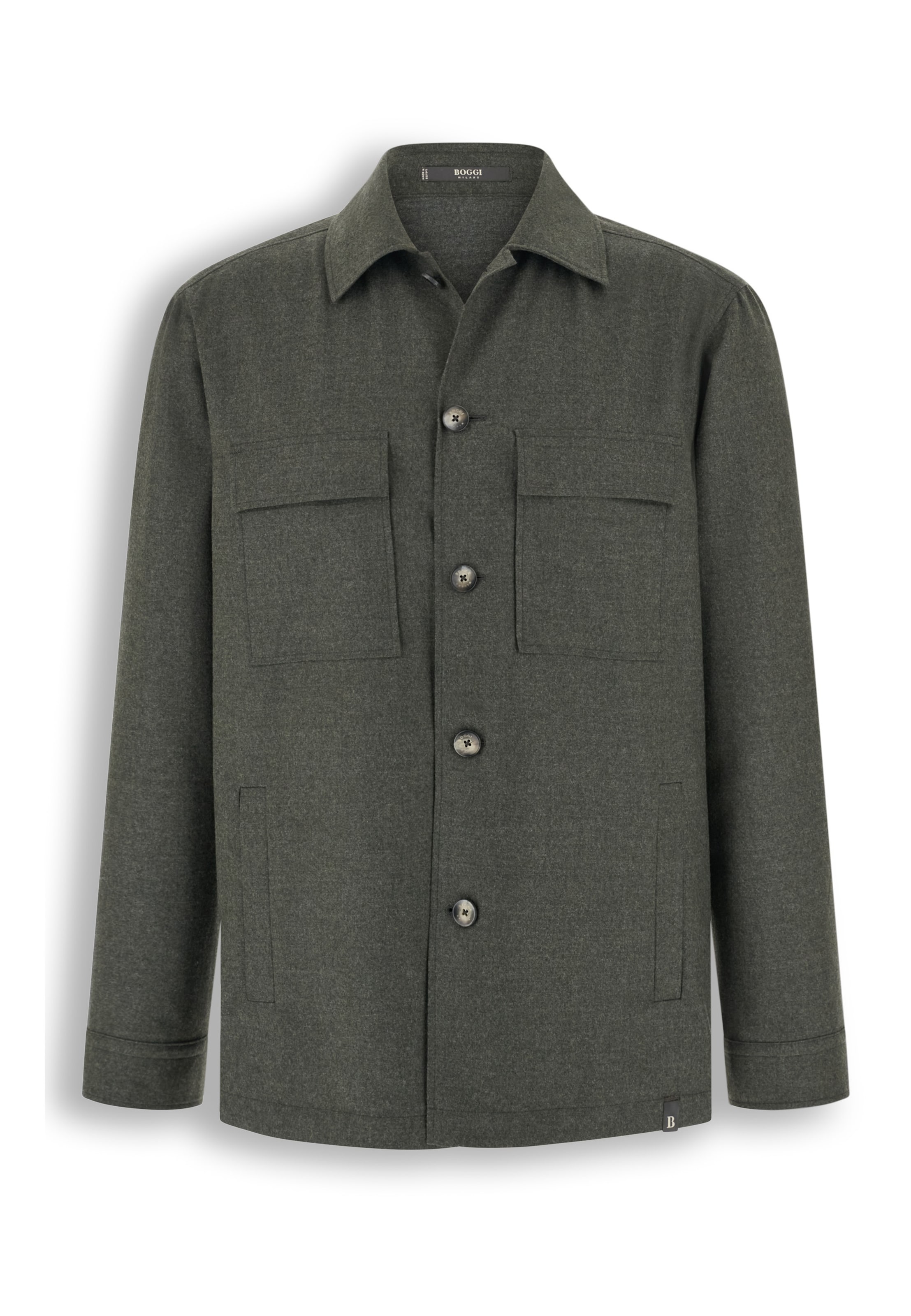 Boggi Milano Between-season jacket in Green: front
