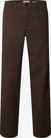 Pantaloni 'SLMMILES' di SELECTED in marrone: frontale