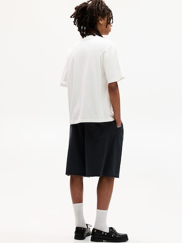 Tricou 'STWD' de la Pull&Bear pe alb