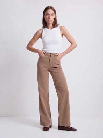 Mavi Wide leg Pants ' MALIBU ' in Brown