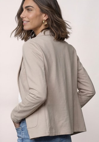 STREET ONE Basic Blazer in Unifarbe in Beige
