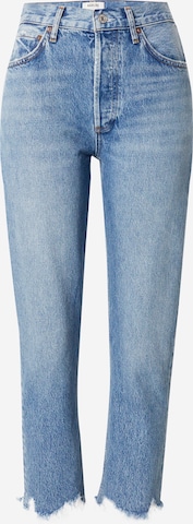 AGOLDE Regular Jeans 'Riley' in Blauw: voorkant