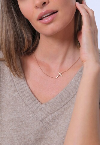 Collana 'Kreuz' di ELLI in oro: frontale