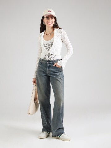 Monki Top | bela barva