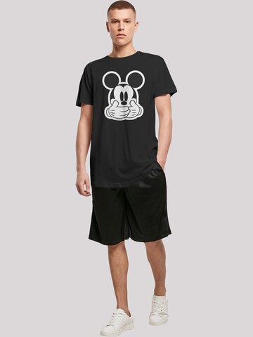 F4NT4STIC Shirt 'Disney Micky Maus Don’t Speak' in Black