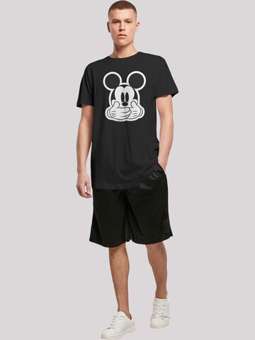 F4NT4STIC T-Shirt 'Disney Micky Maus Don’t Speak' in Schwarz