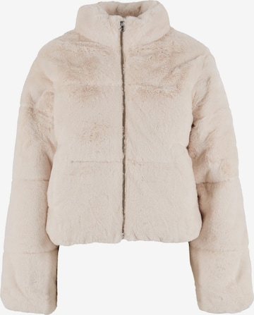 Urban ClassicsZimska jakna - bijela boja: prednji dio