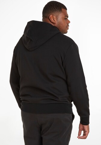 Calvin Klein Big & Tall Sweat jacket in Black