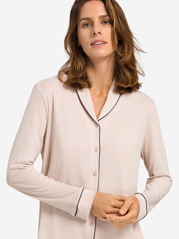 Hanro Pyjama 'Natural Comfort' in Weiß