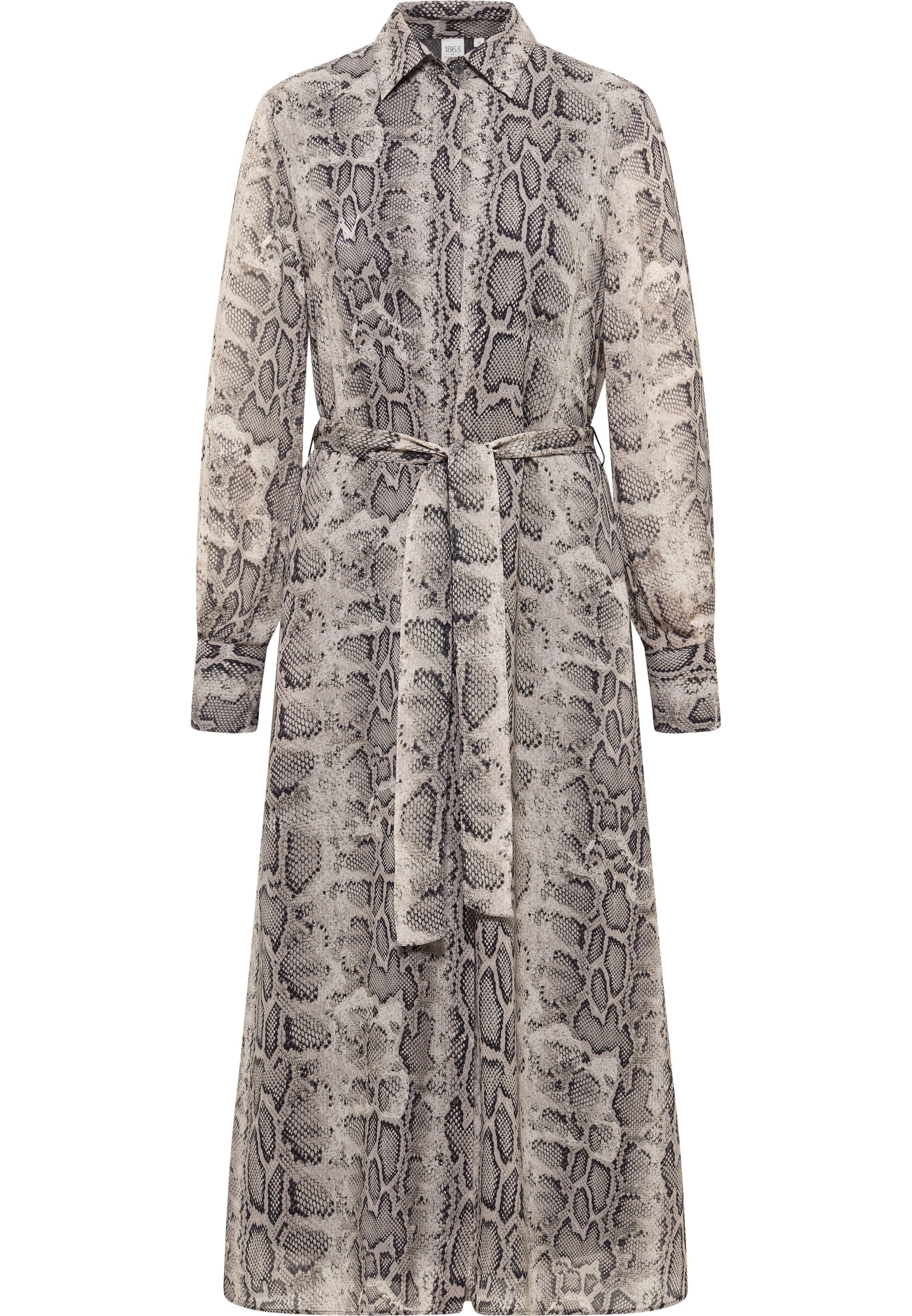 ETERNA Blusenkleid in Grau: Vorderseite