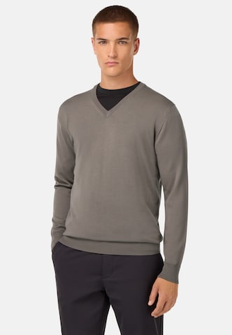 Pull-over Boggi Milano en gris : devant