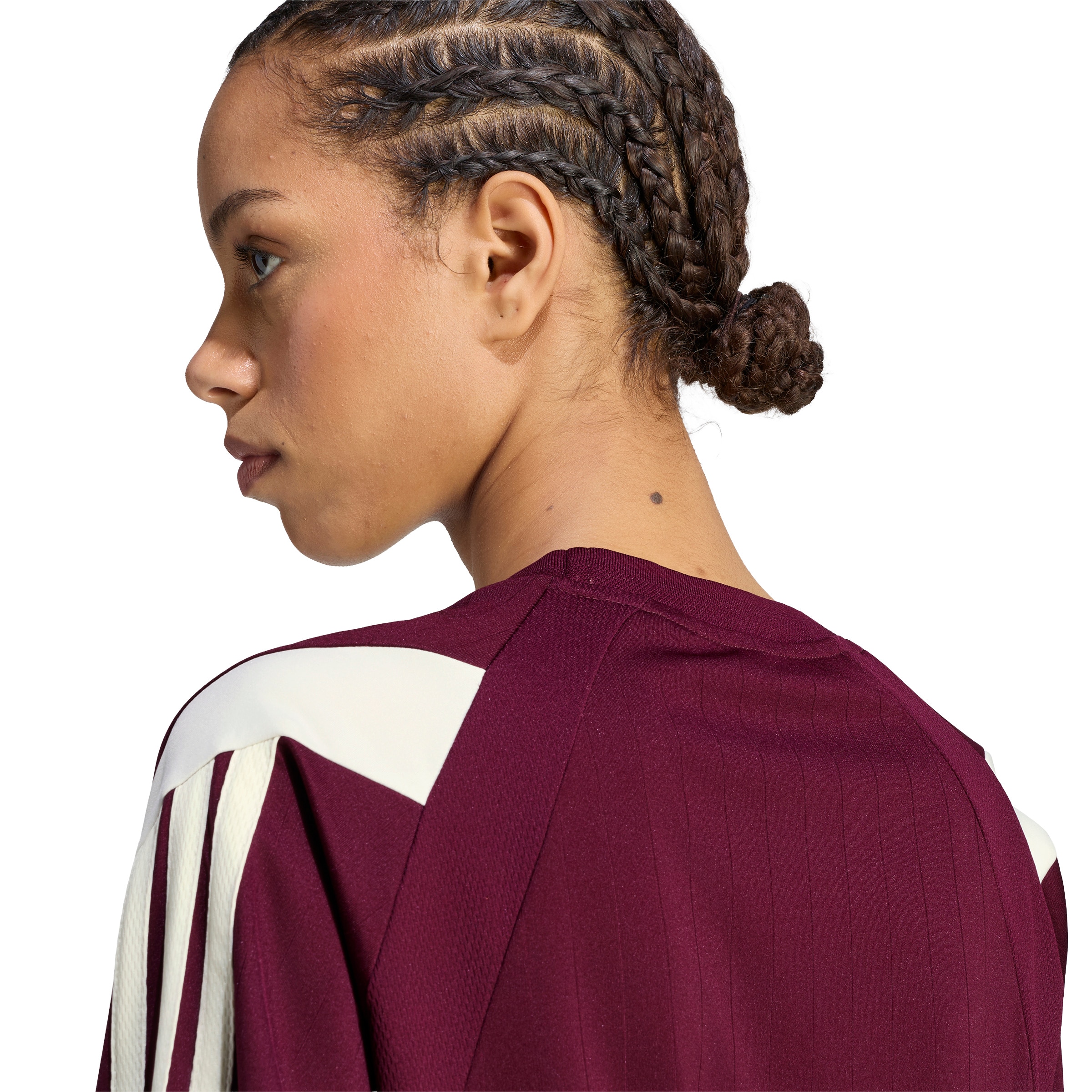 ADIDAS SPORTSWEAR Λειτουργικό μπλουζάκι 'TIRO' σε καφέ
