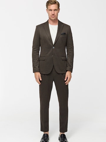 Zuitable Regular fit Suit Jacket 'DiNick' in Brown