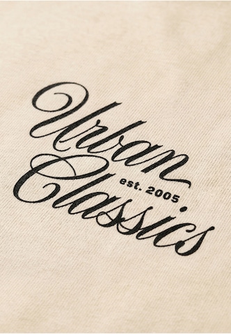 Maglietta 'Flow Script' di Urban Classics in bianco