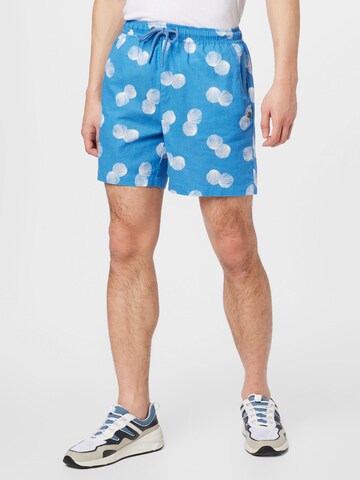 BLEND Regular Shorts in Blau: predná strana