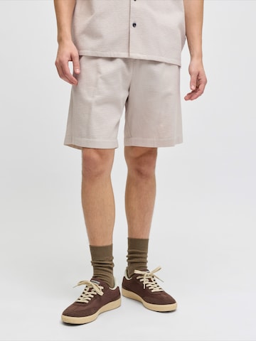 Loosefit Pantalon 'JREBKORSO' JJ Rebel en beige : devant