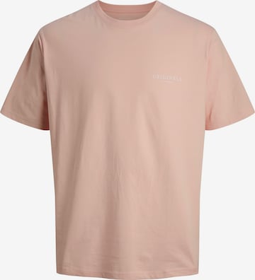T-Shirt 'JORMONTAUK' JACK & JONES en orange : devant