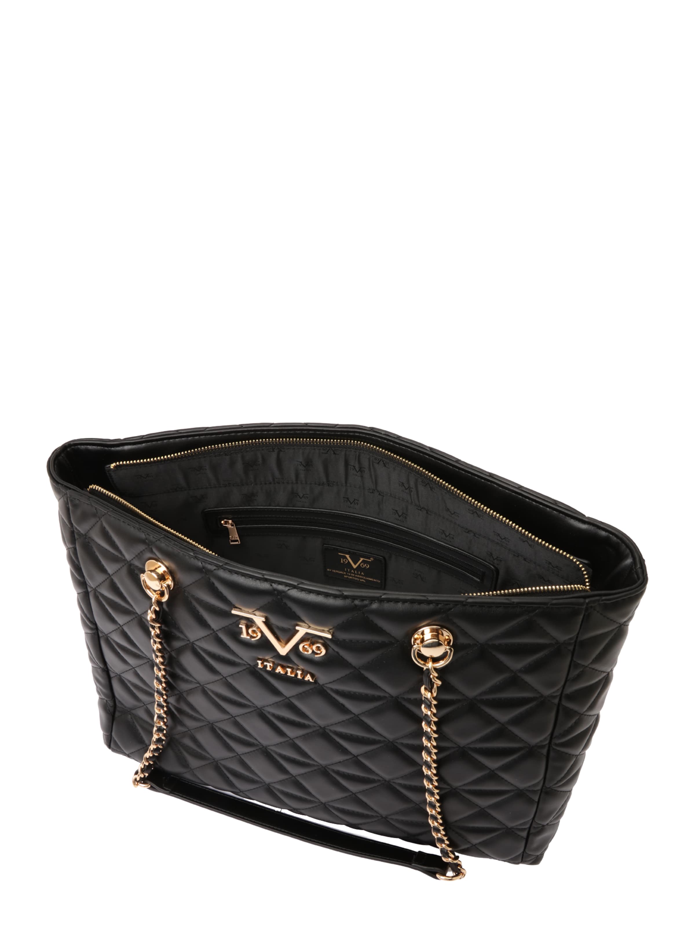 19V69 ITALIA Shopper 'Silvia' in Black: top