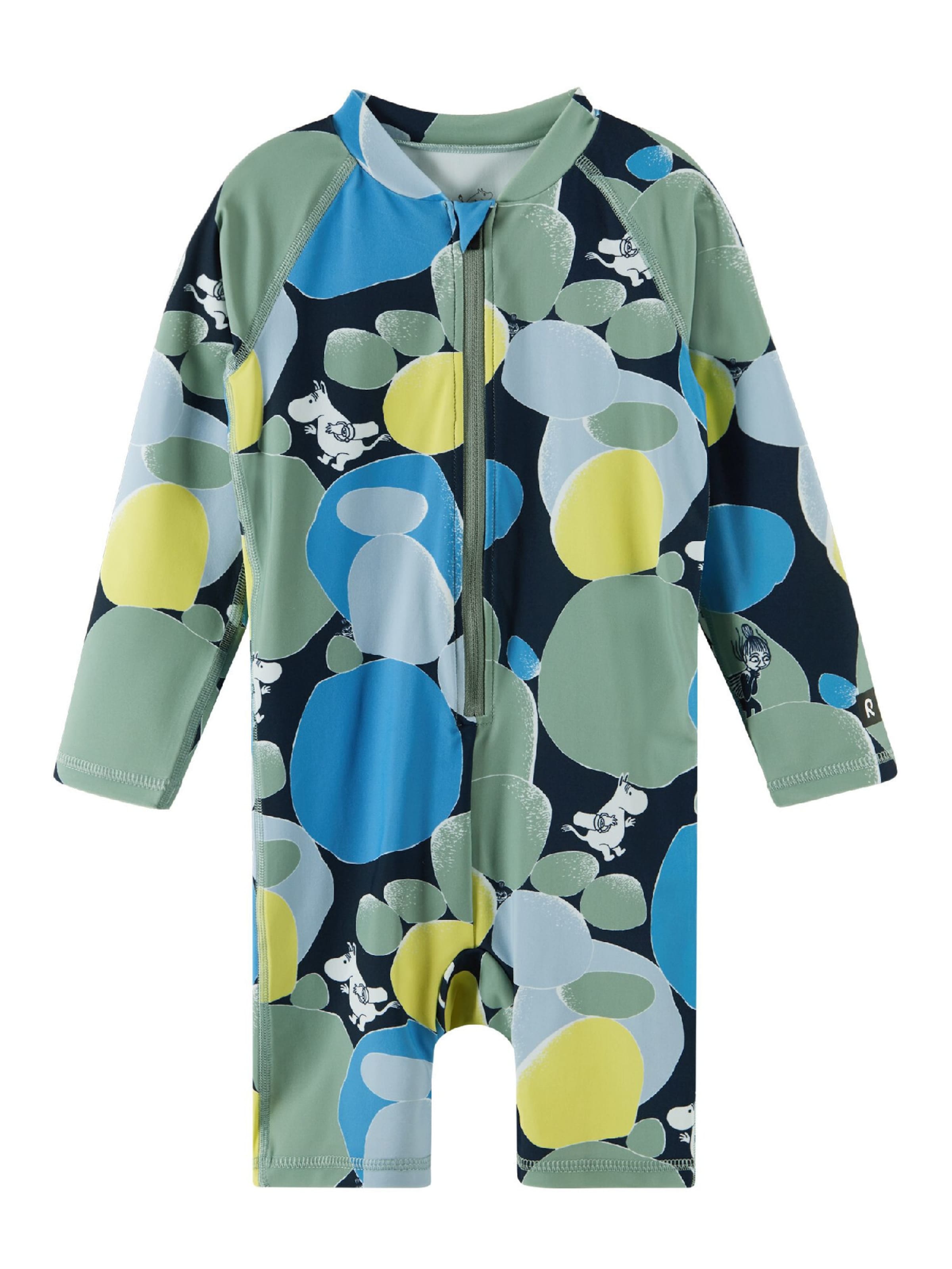 Reima UV Protection ' Moomin Sandig ' in 80 in Green / Mixed colors, Item view