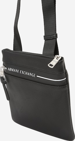 ARMANI EXCHANGE Messenger i svart: framsida