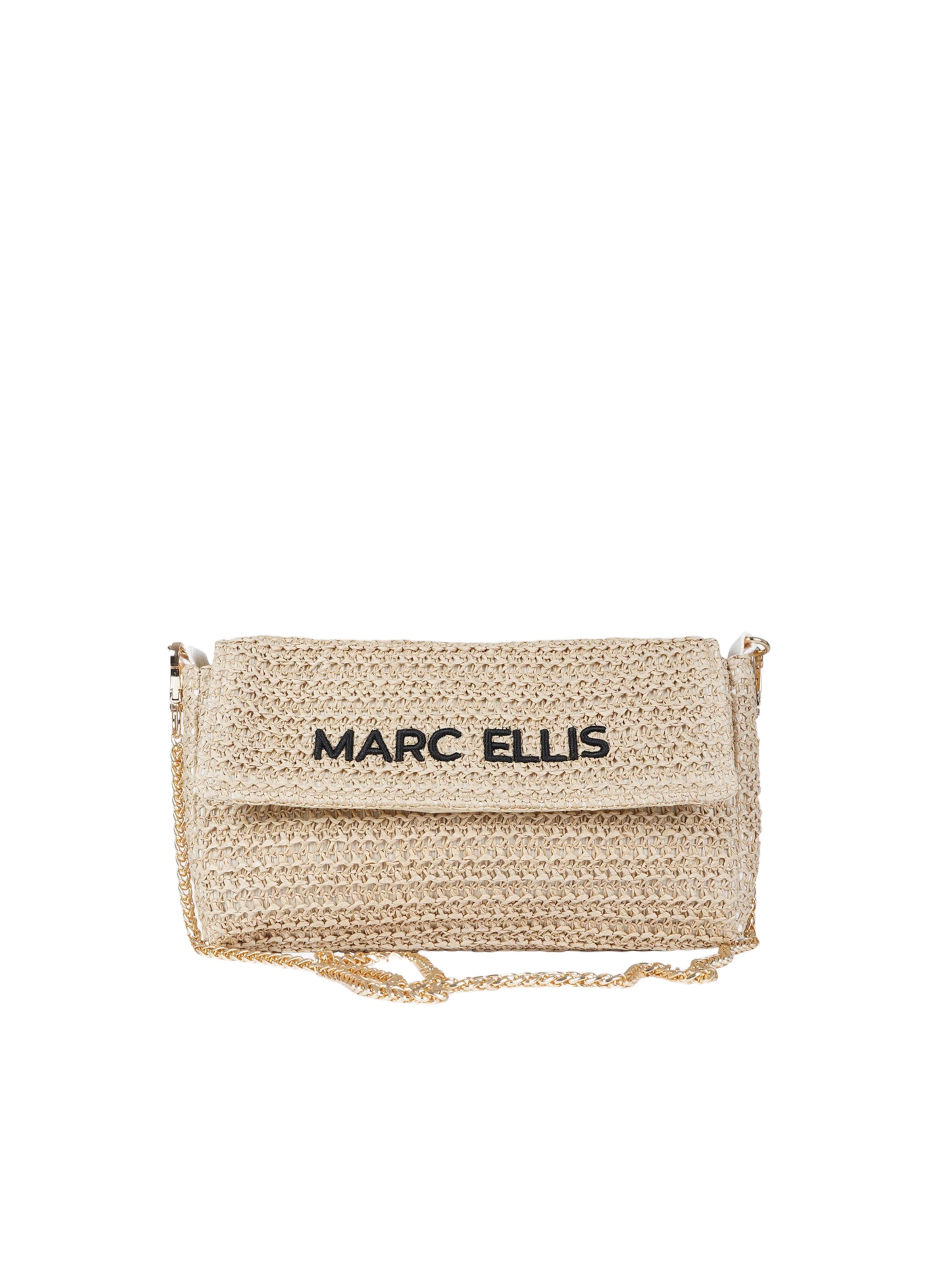 Marc Ellis Clutch 'Buby Antigua' in Beige: Vorderseite